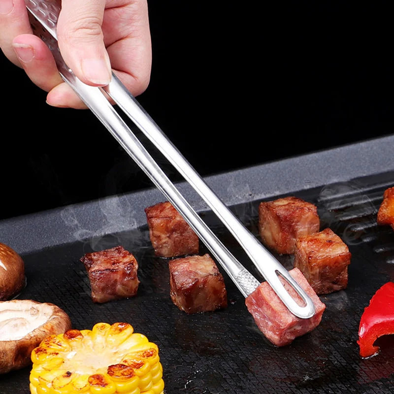 Tongs Barbecue Grill Tongs Cooking Tweezers Stainless Steel