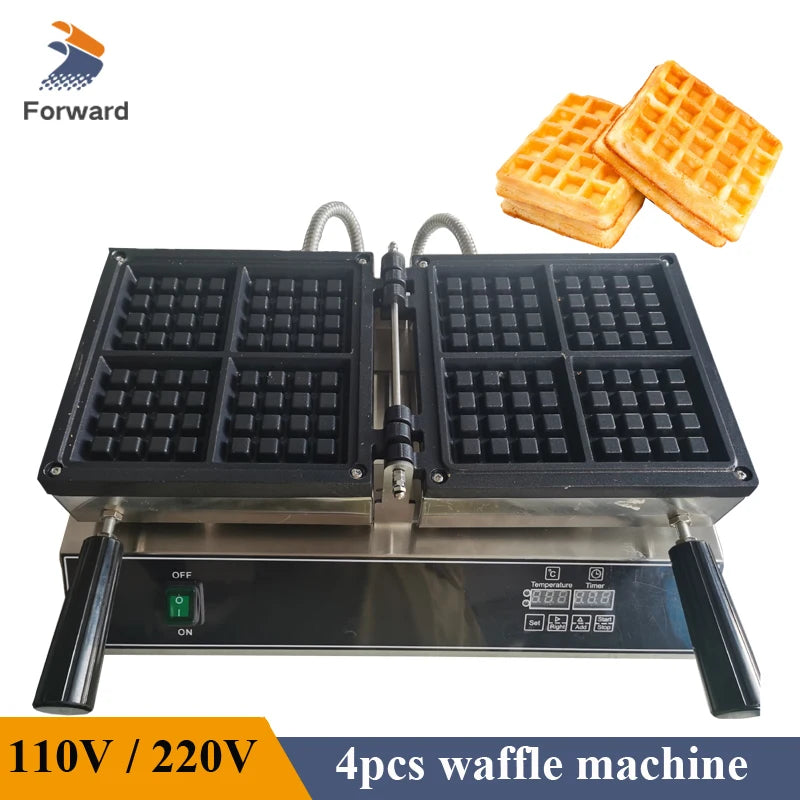 Professional Electric Waffle Maker Cooking Appliances Breakfast