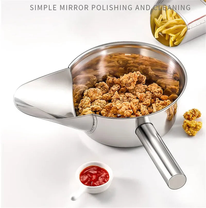 304 Stainless Steel French Fries Basket Package Pack
