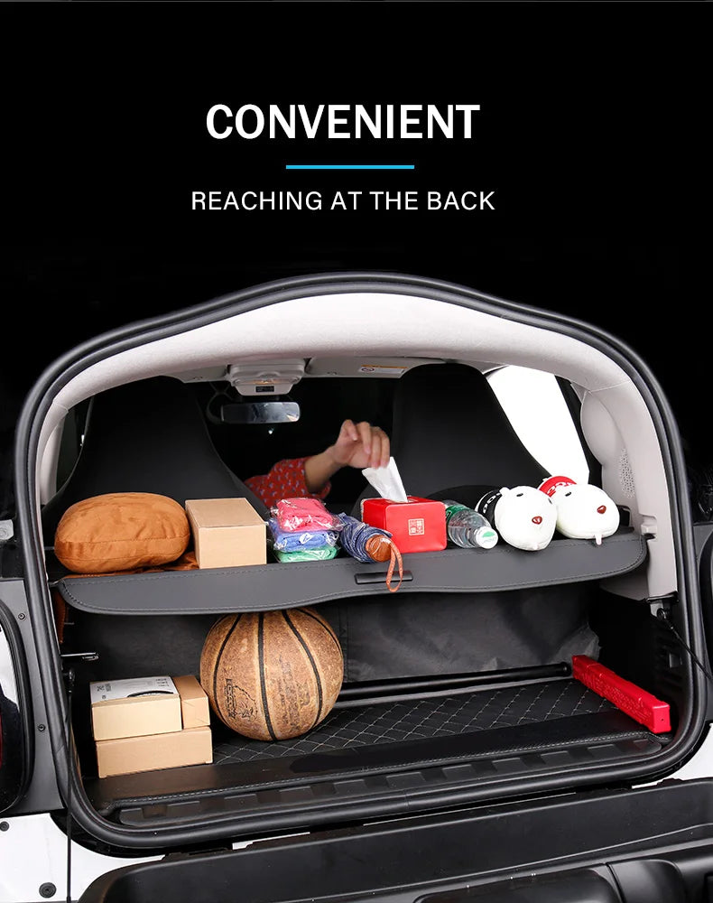 Trunk Curtain Cover Trunk Storage Bag Net Trunk