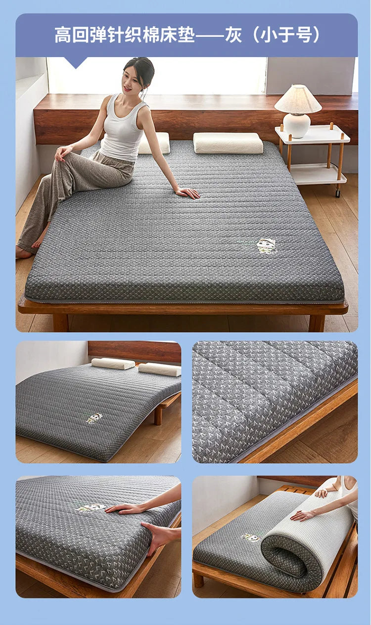 Latex Memory Foam Mattress Soft Pad Bed Bedroom