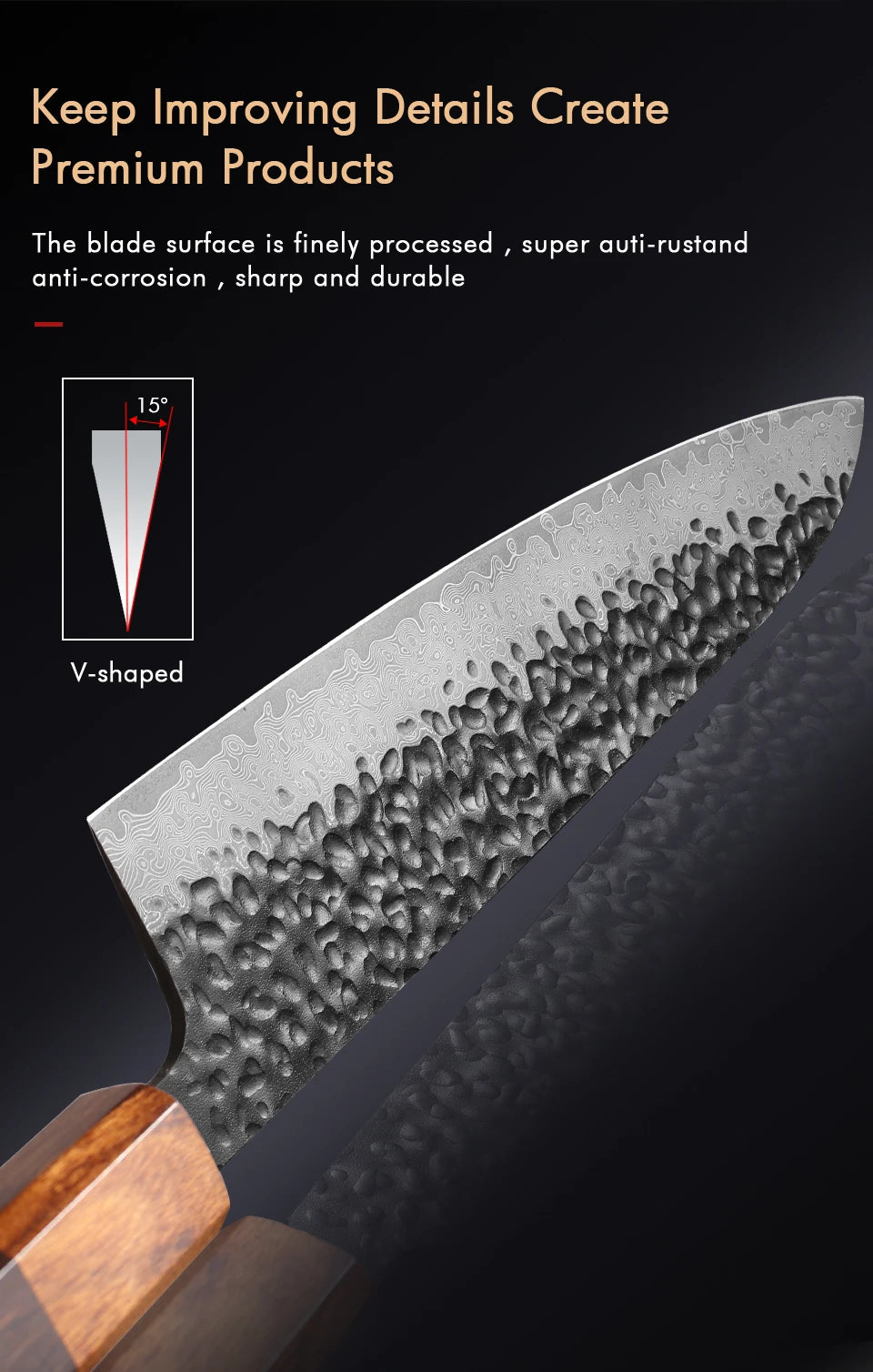 Young Japanese Handmade Chef Knife 67 Layer Damascus