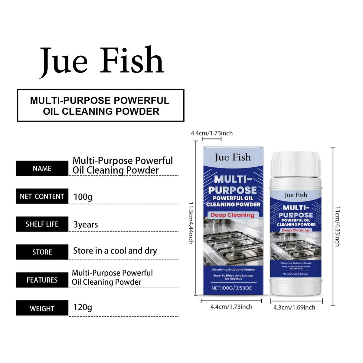 Cleaning Powder Burn Mark Remover Stainless Steel Polish