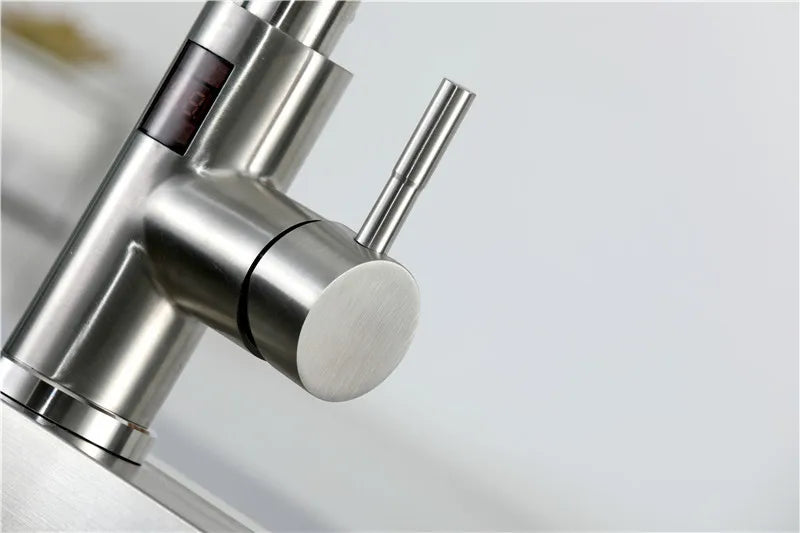 Touch Digital Faucets 304 Stainless Steel Cold Sink