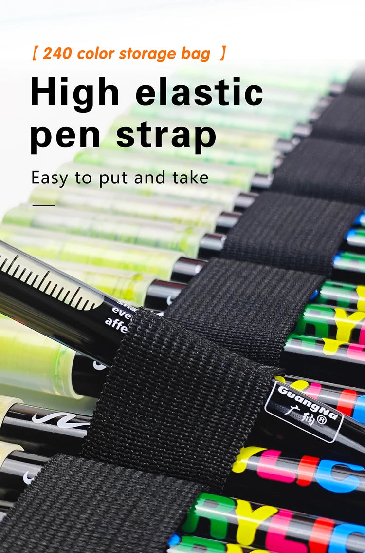 Soft Brush Acrylic Paint Markers Pens Automatic Ink