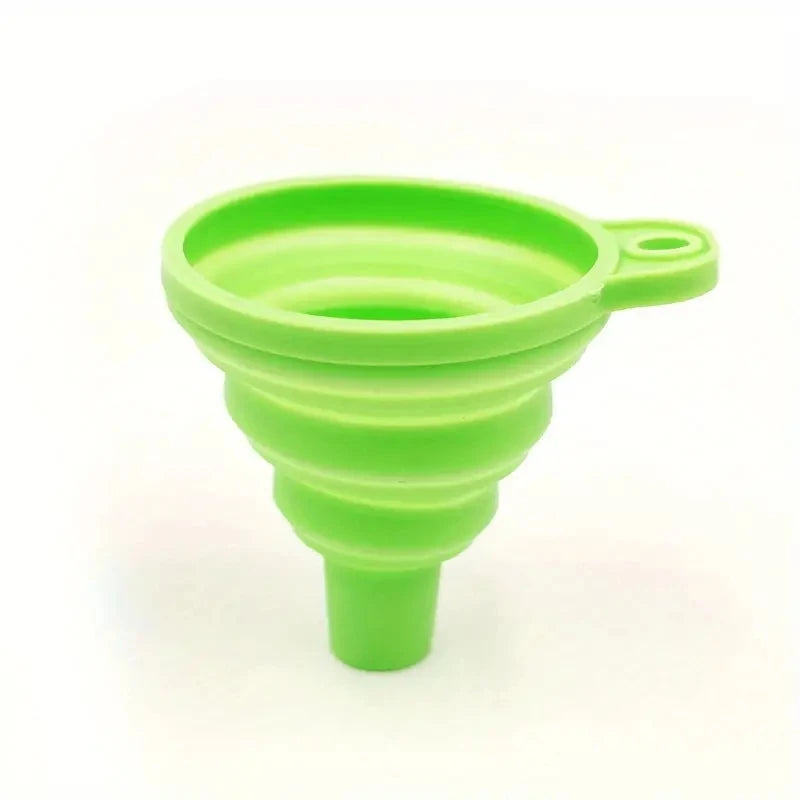 1pc/3pcs Silicone Collapsible Funnel Foldable Funnels Water