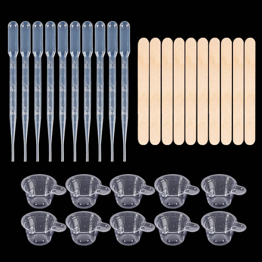 Resin Mixing Casting Kit Measuring Cups Wooden Sticks