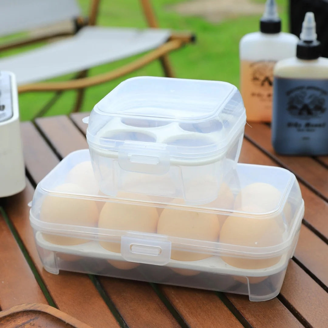 Egg Holder Box Shockproof Outdoor Camping Storage Container