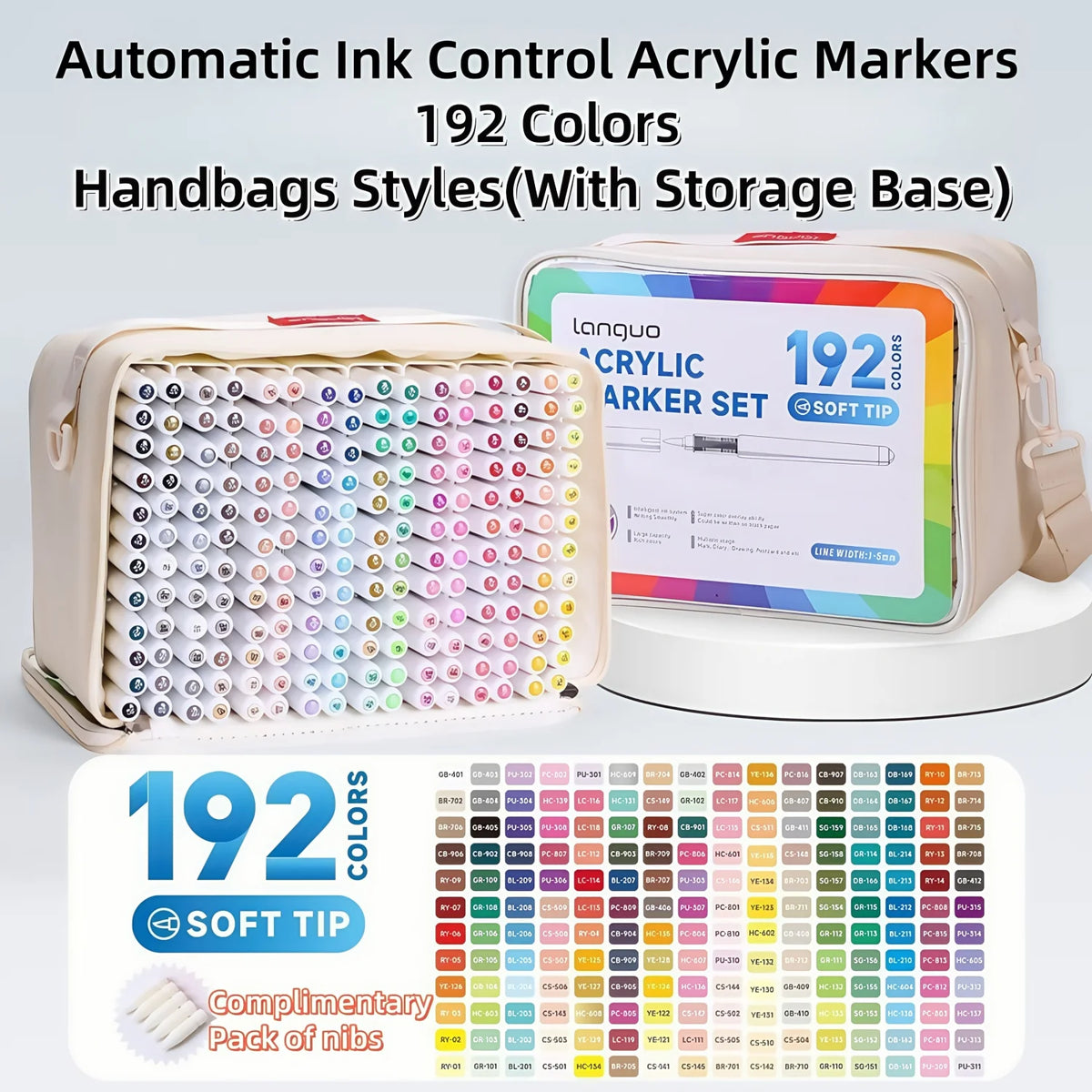 Automatic Ink Control Acrylic Paint Markers Handbags Styles