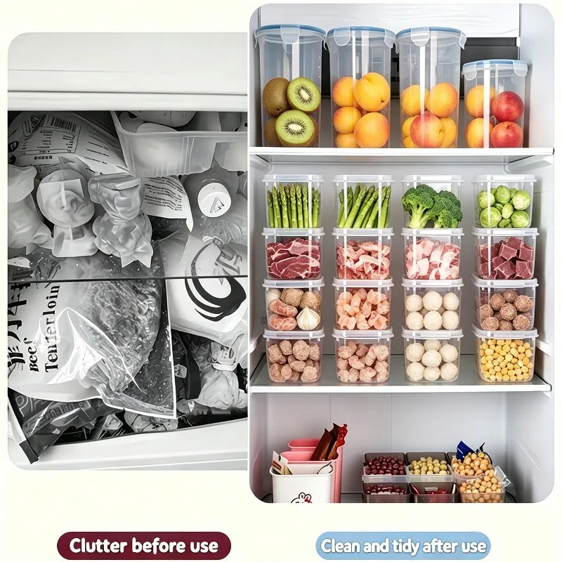 Food Storage Containers 12pcs Boxes Lids Airtight Leak-Proof