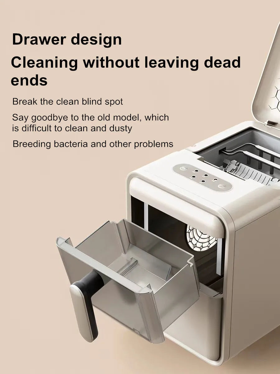 Mini Automatic Ice Maker Machine Compact Dorm/Office/Caf 15kg