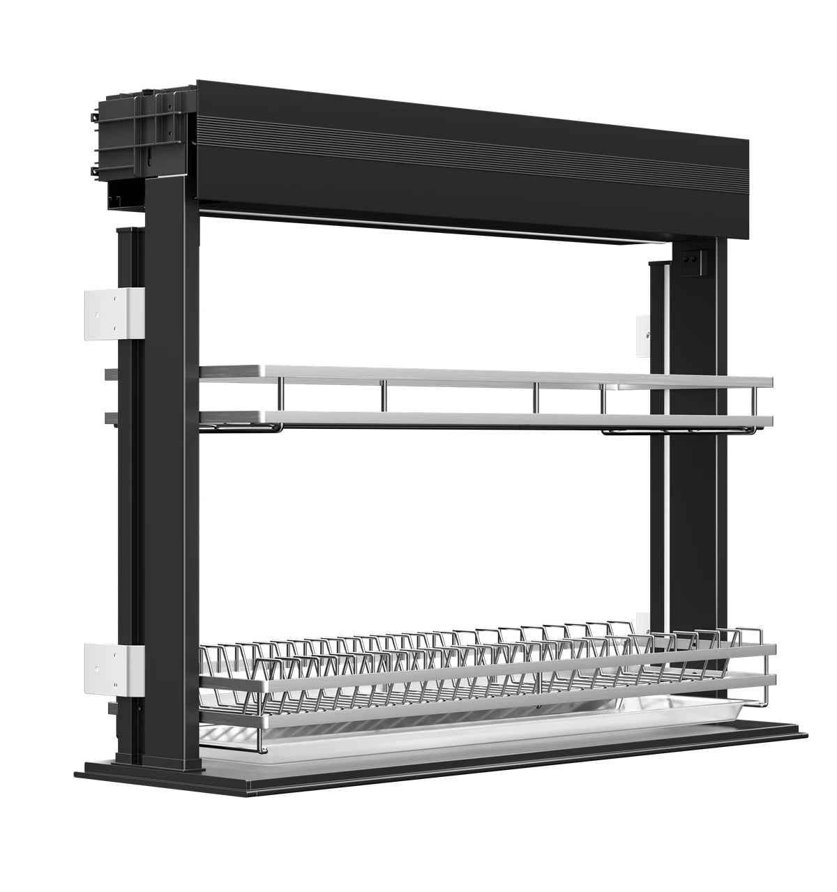Angelparticle Smart Pull Down Cabinet Organizer-Electric Dish
