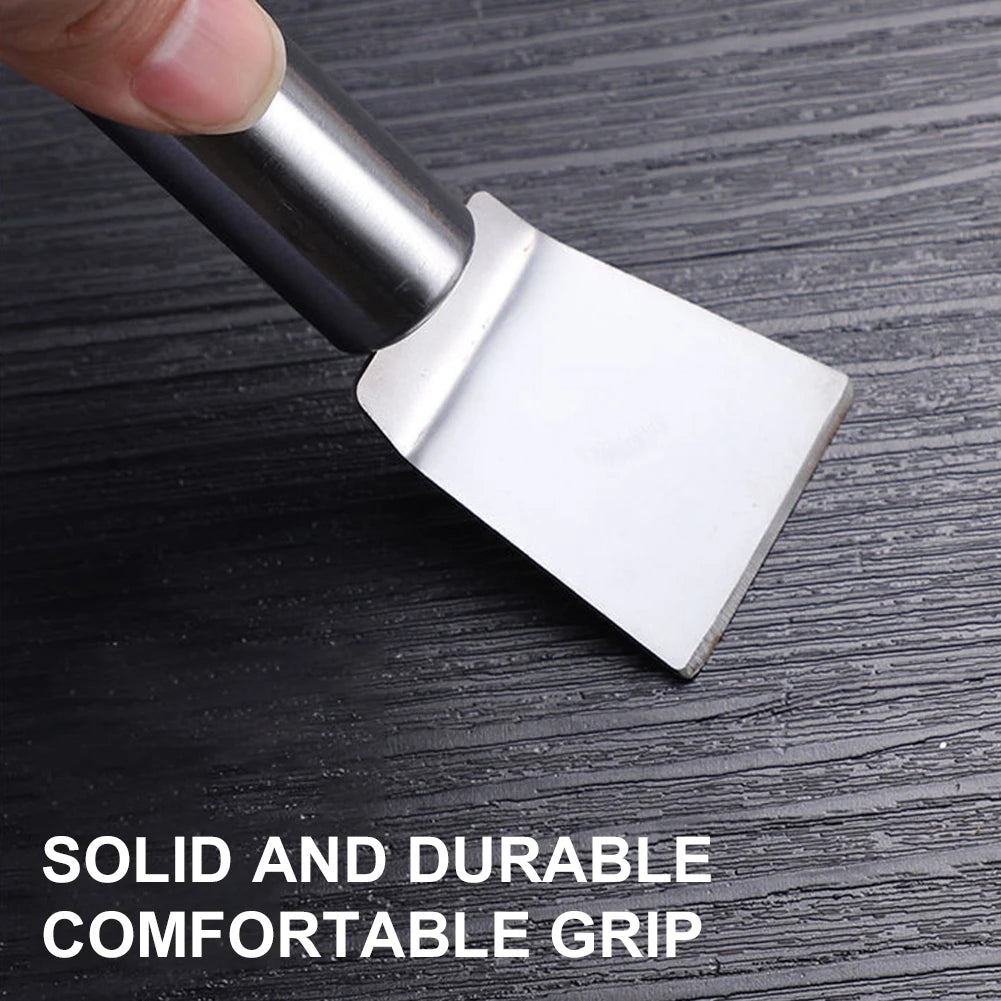Stainless Steel Cleaning Scraper Ice Thawing Scraper Oil