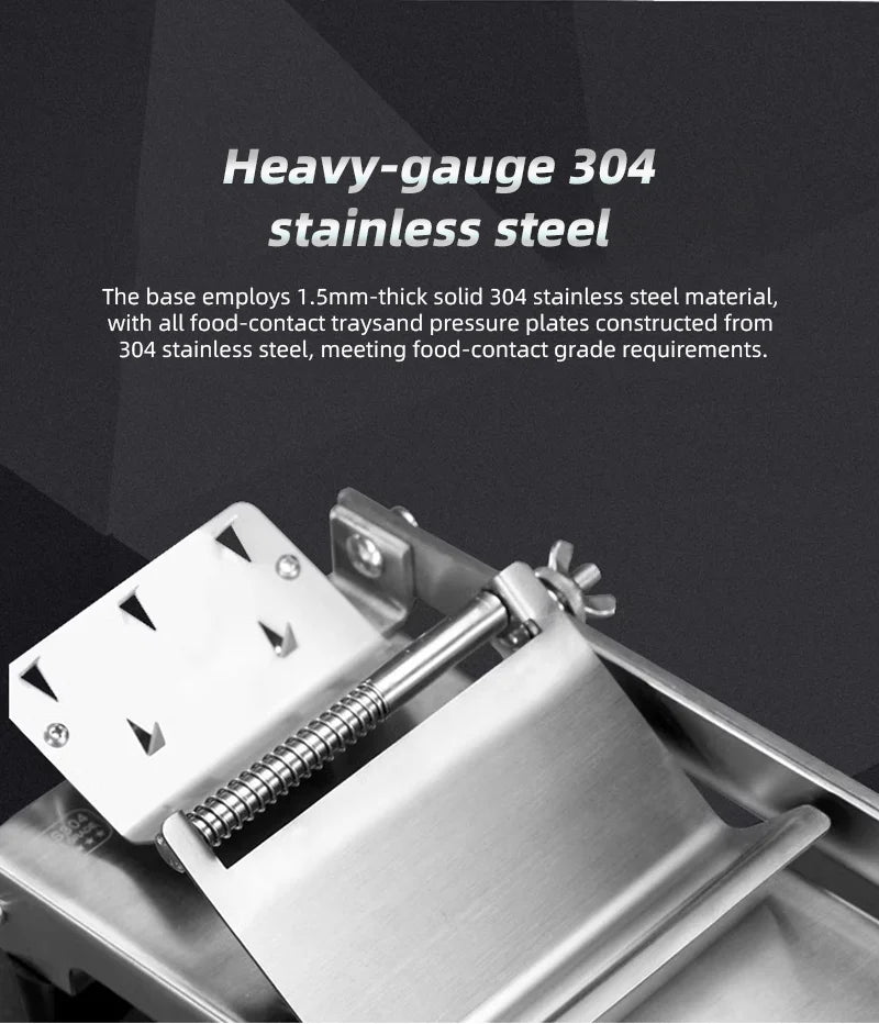 Divedeer Electric Deli Meat Slicer Sus 420 Stainless