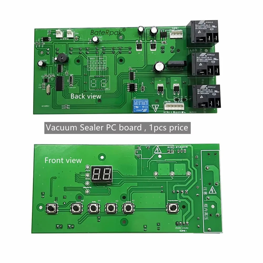 Baterpak Electric External Vacuum Sealer Pc Board Kingpacker