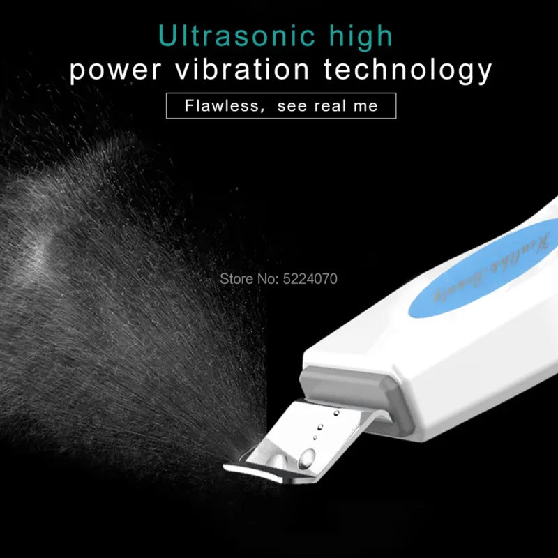 Professional Ultrasonic Facial Skin Scrubber Exfoliatorion Deep