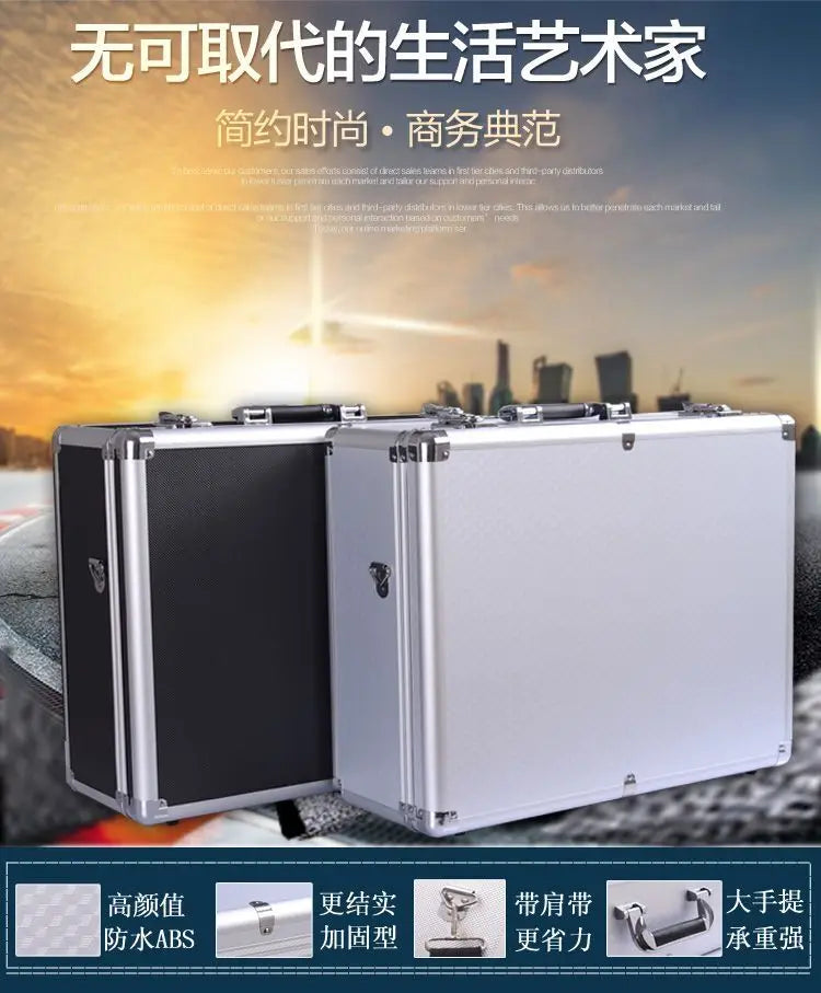 Toolbox Large Display Box Instrument Equipment Case Aviation