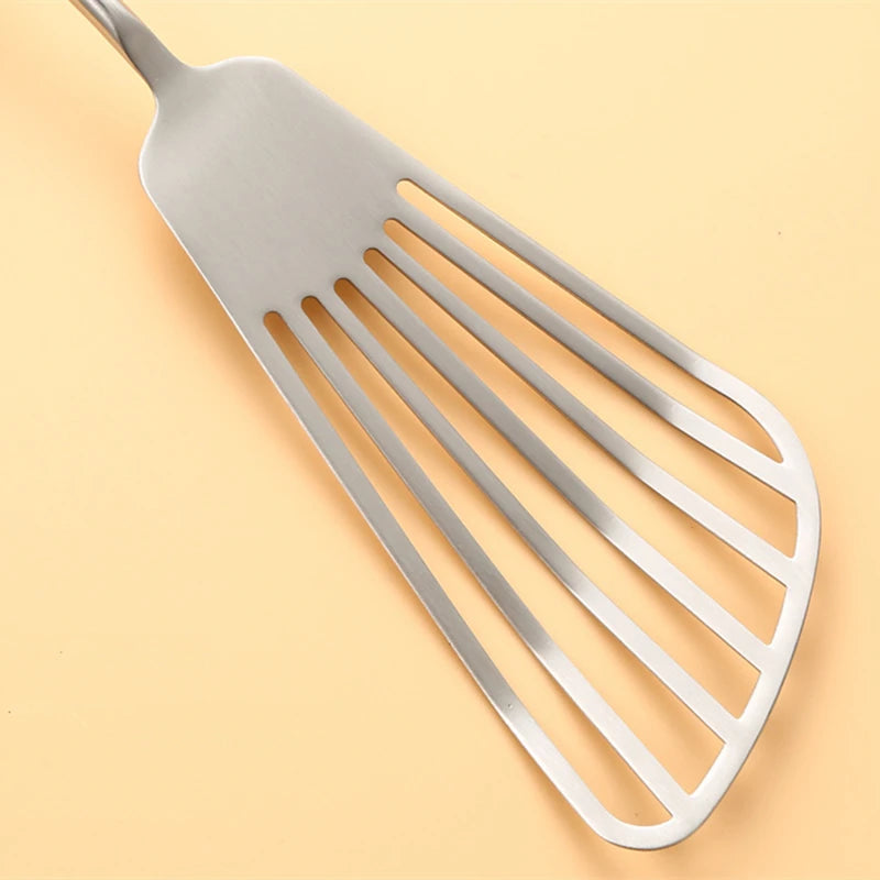 5pcs 304 Stainless Steel Nature Wood Kitchenware Cooking