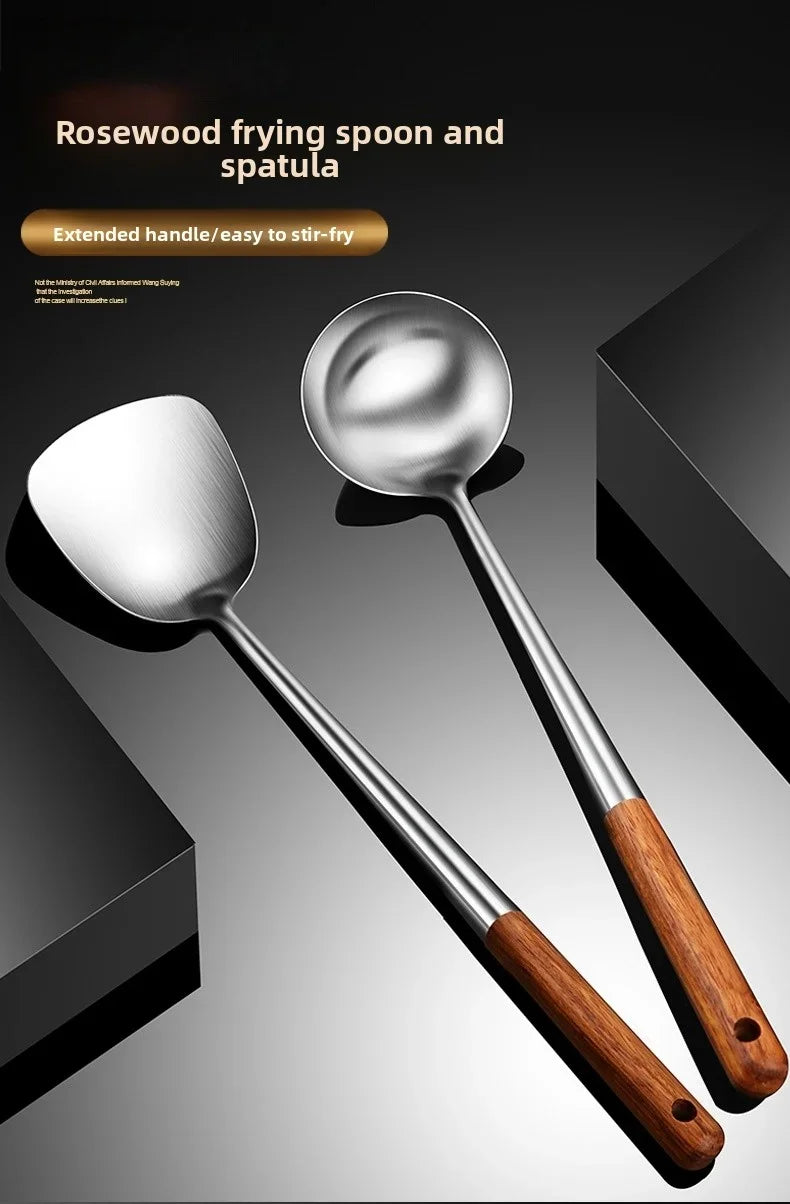 Utensils Wok Spatula Iron Ladle Spatula Stainless Steel