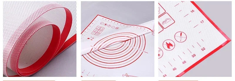 Silicone Baking Mat Rolling Kneading Pad Pastry Crepes