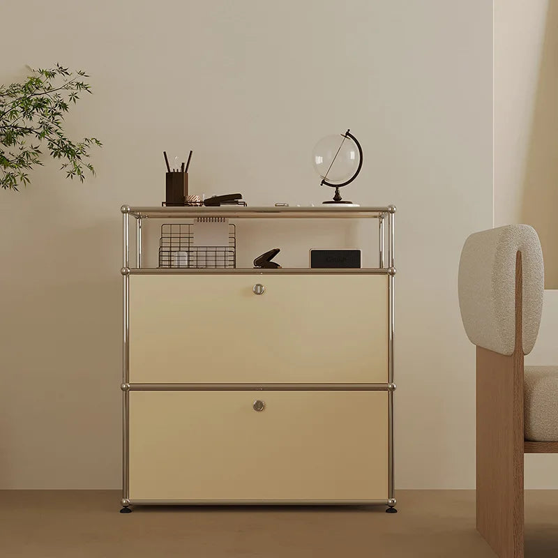 Modern Module Living Room Cabinet Stainless Steel Tv