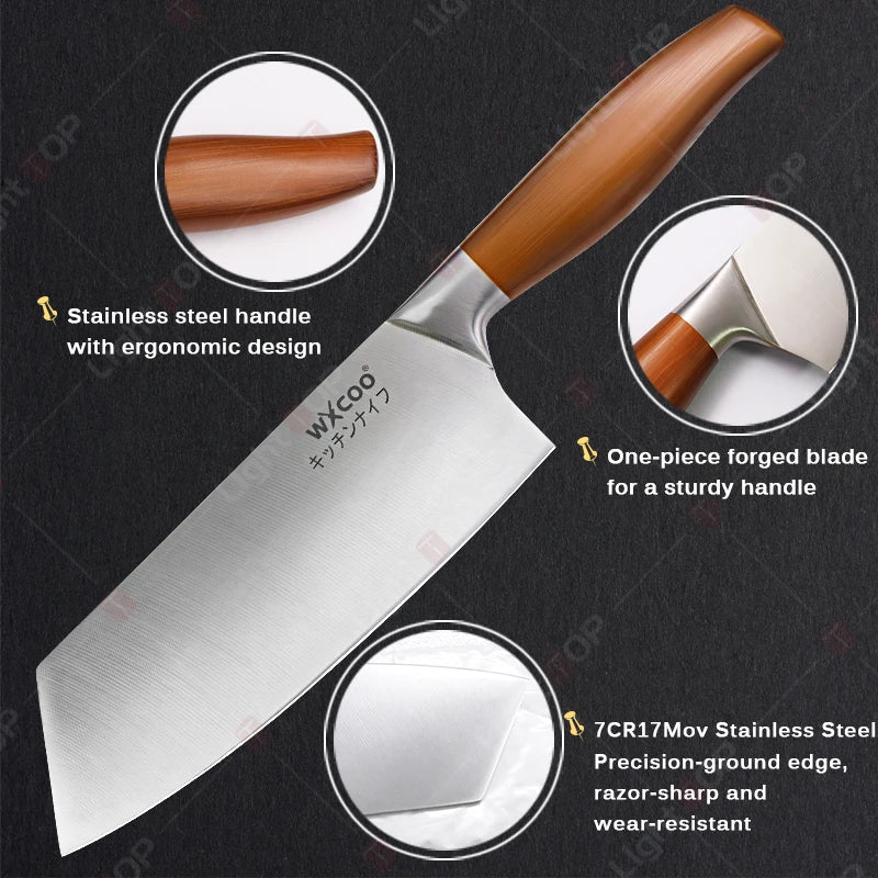 Japanese Knives Stainless Steel Professional Chef Knife Cleaver
