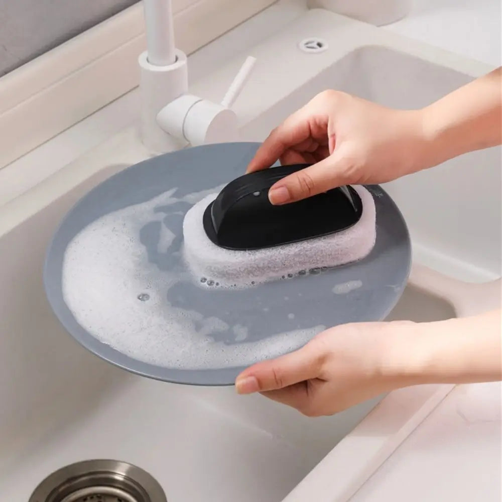 Sponge Bathroom Brush Sponge Bottom Bath Cleaning Brush