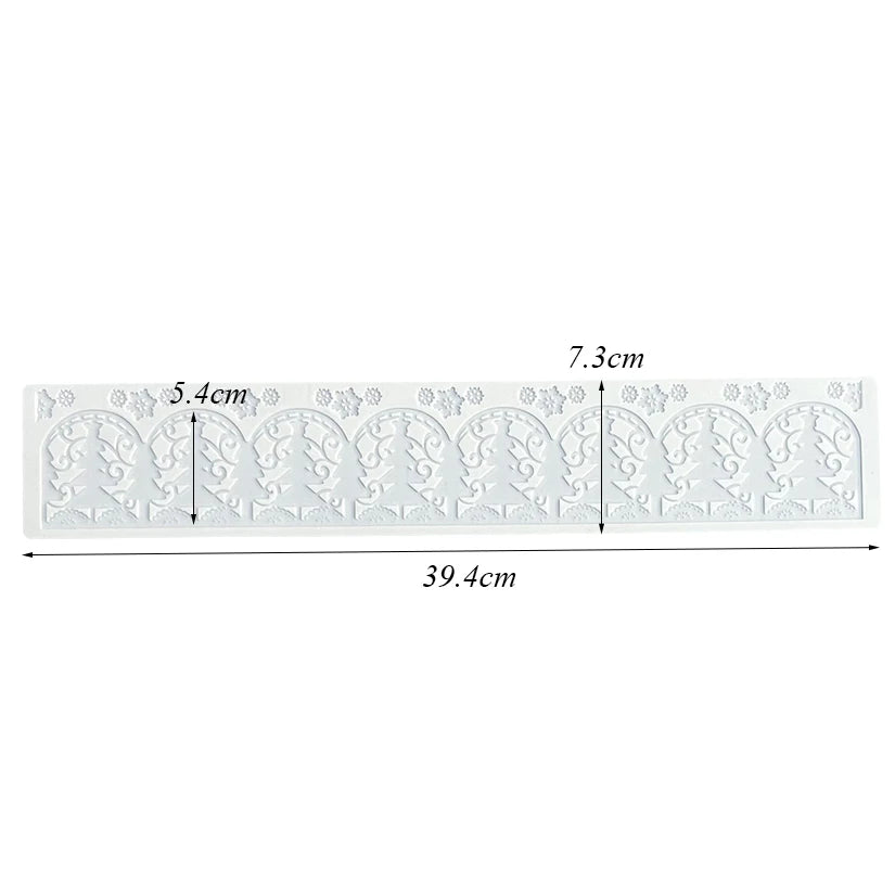 Silicone Lace Fondant Cake Decorating Baking Mat Embossing