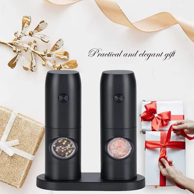 Usb Charging Electric Salt Pepper Grinder Rechargeable Adjustable