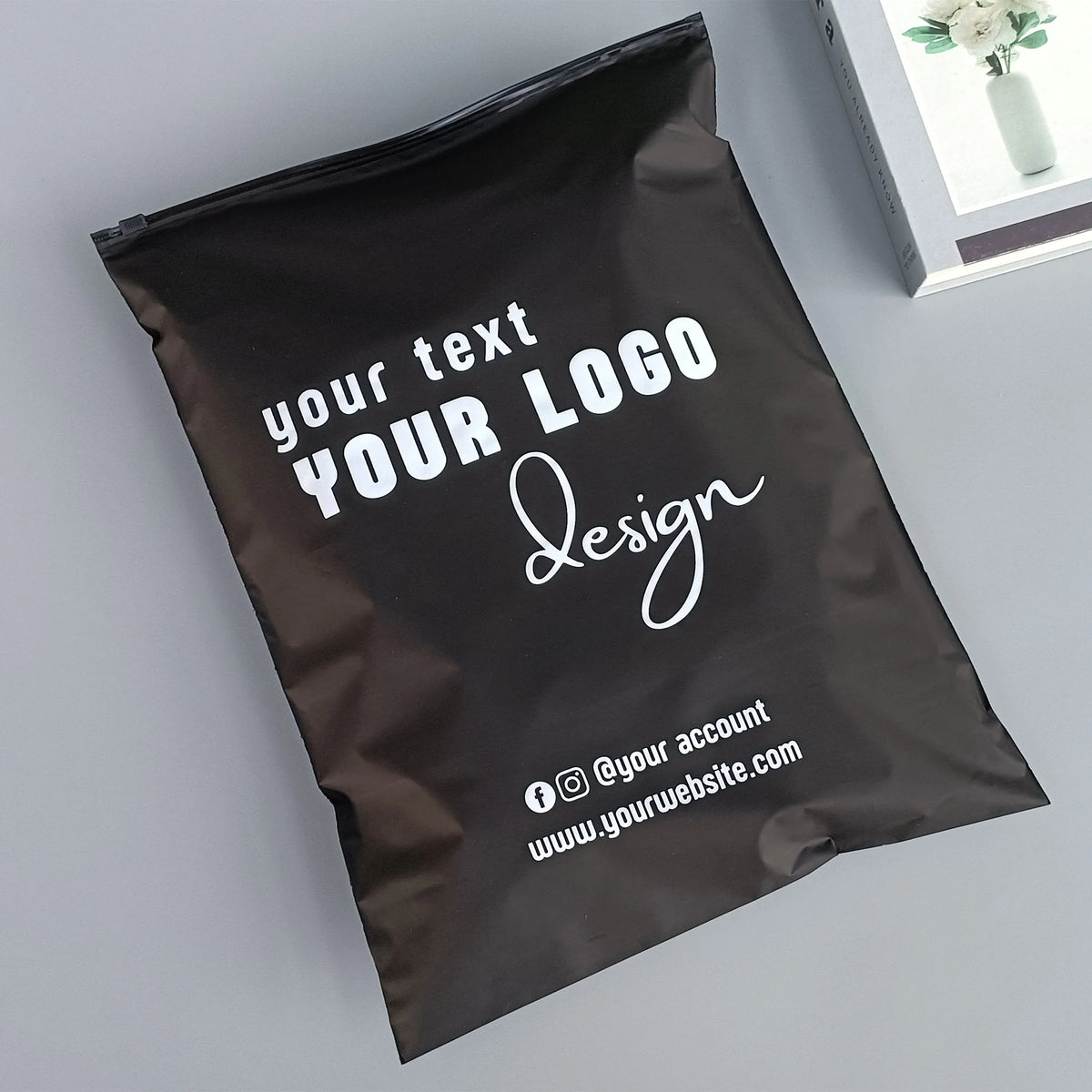 Custom Frosted Zipper Bag Storage Bag Clothing Swimsuit