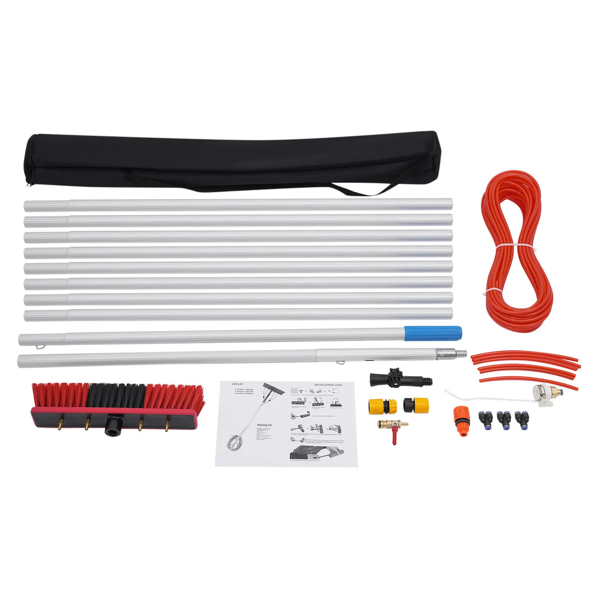 Window Cleaning System Cleaning Brush & Pole Cleaning