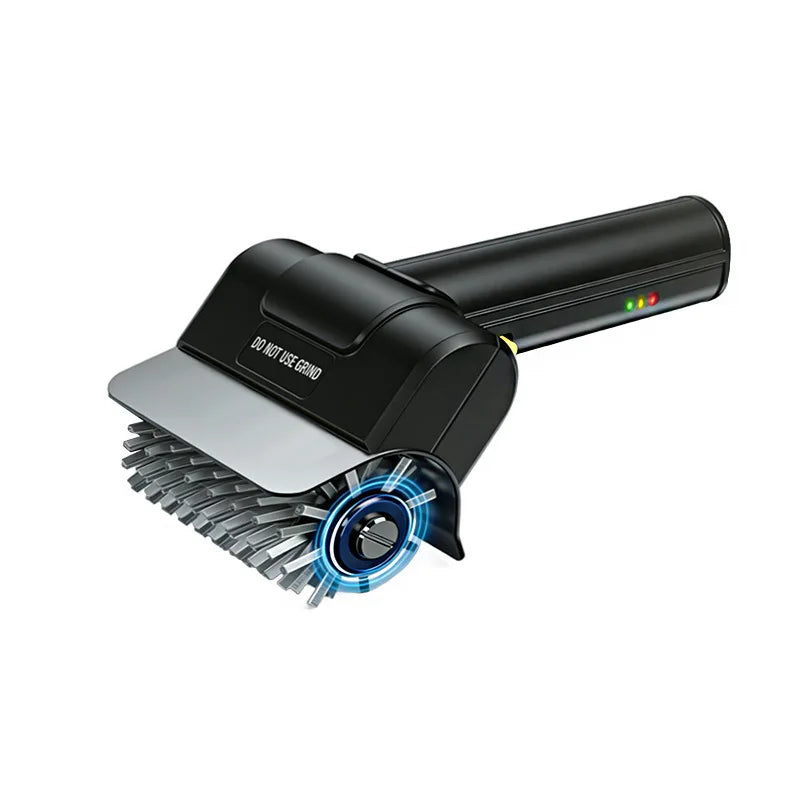 Electric Grill Brush Outdoor Bbq Handheld Grease Rack