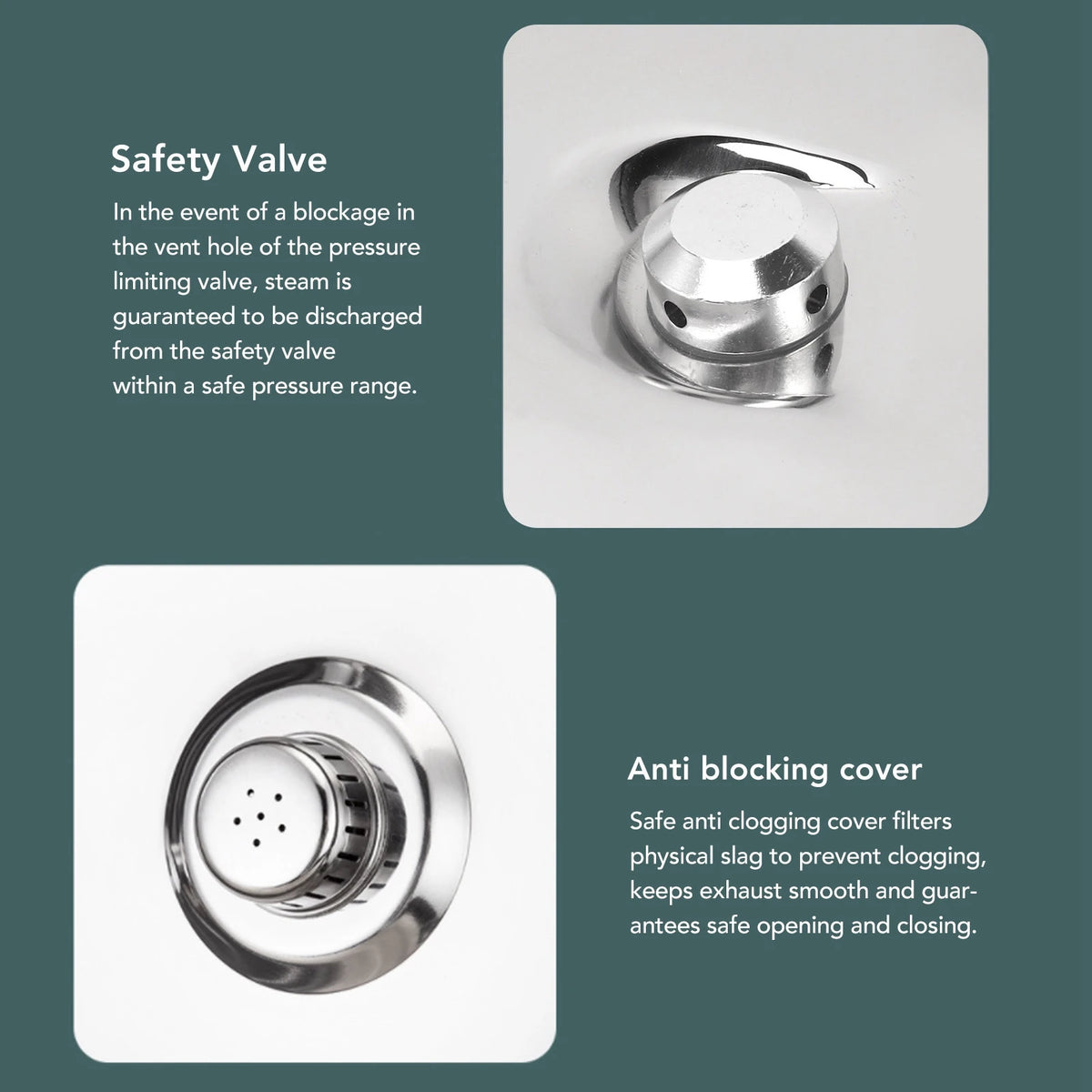 Pressure Cooker Stainless Steel Explosion Proof Safety Valve