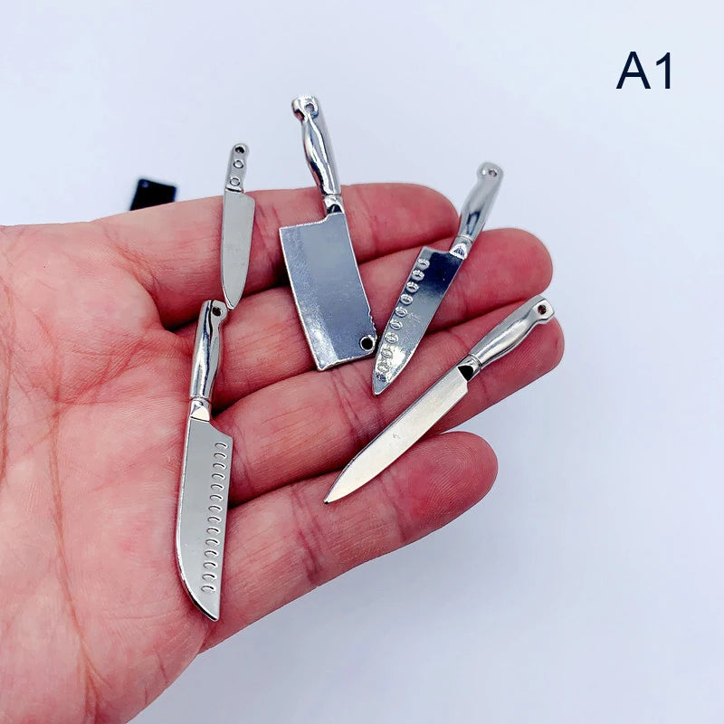 1/12 Dollhouse Knife Rest Model Mini Knives Toys