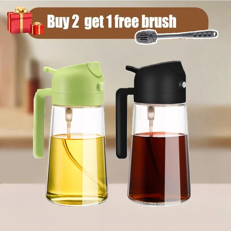 2pcs Oil Spray Dispenser Sprayer Pourer Oil Empty
