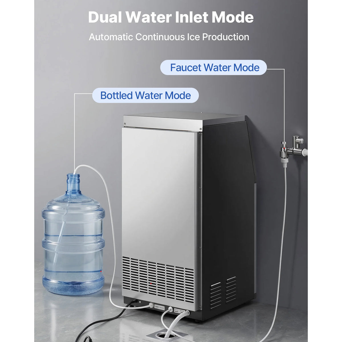 Succebuy Commercial Ice Maker Machine 120/150 Lbs/24h 30