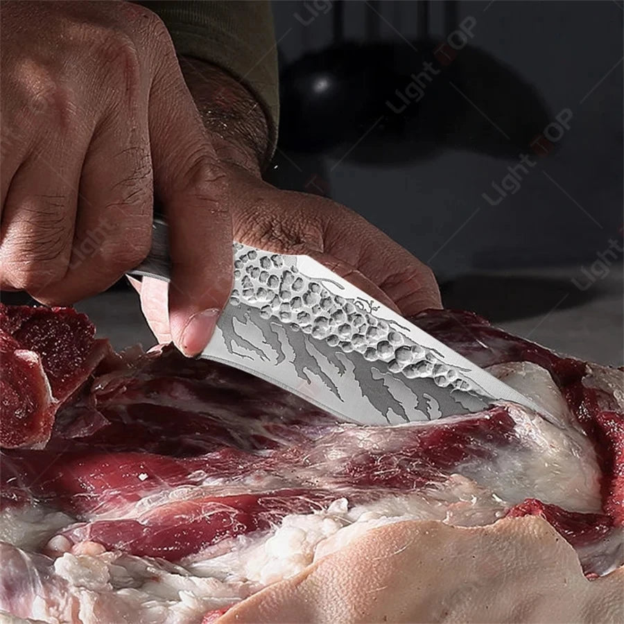 Wxcoo Knife Durable Meat Cutting Stainless Steel Utility