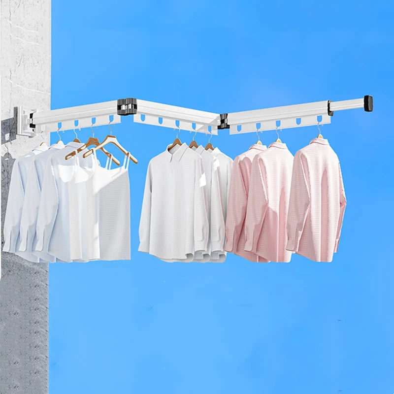 No Punching Folding Clothes Dryer Wall Mounted Drying