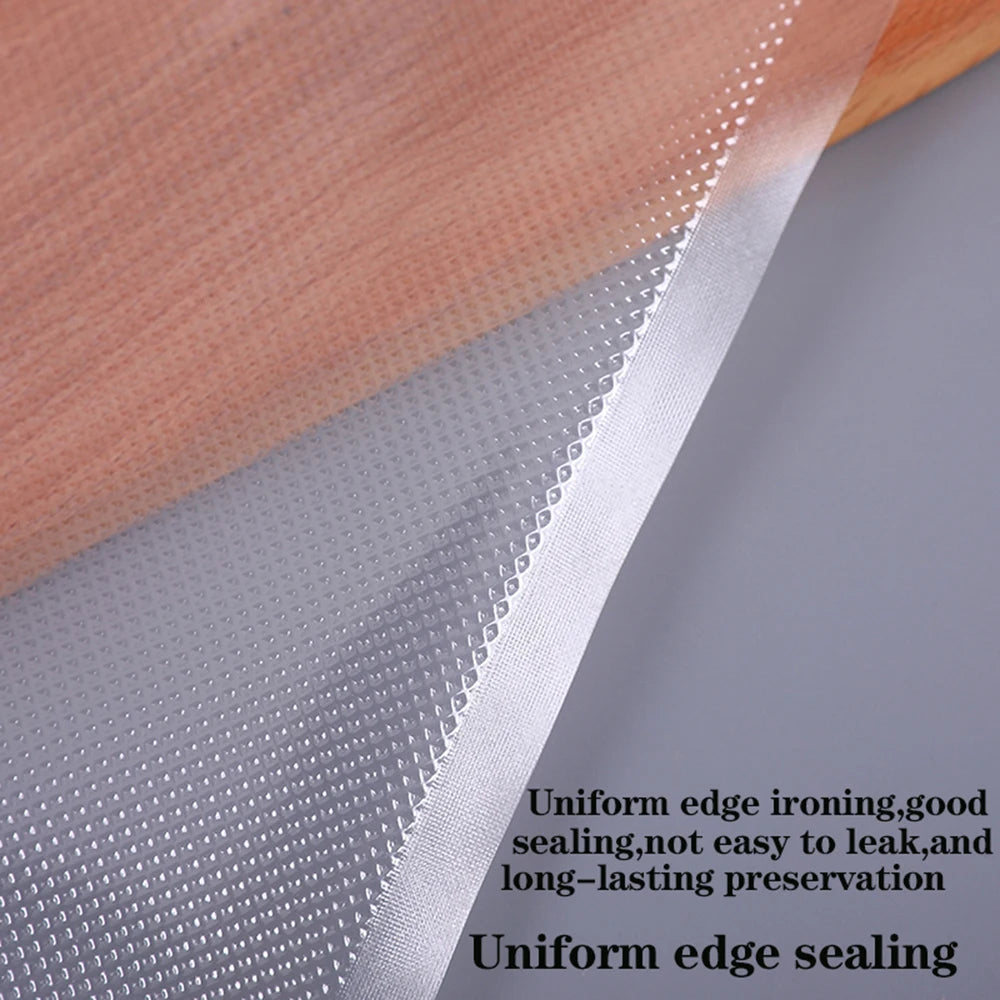 Rolls Vacuum Bags Food 500cm Per Roll Reusable