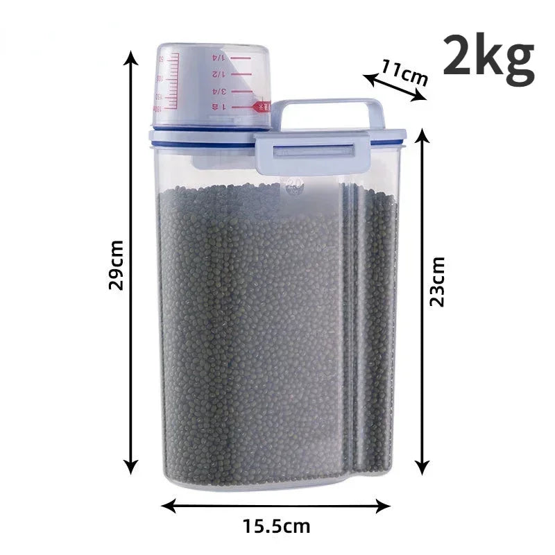 5kg/2kg Sealed Moisture Proof Pet Food Storage Container
