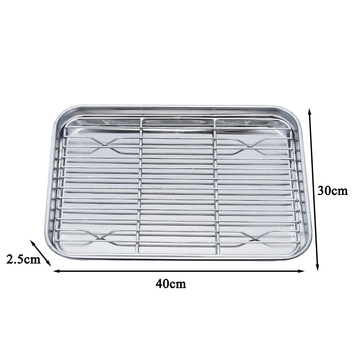 Baking Tray Removable Cooling Rack Stainless Steel Baking