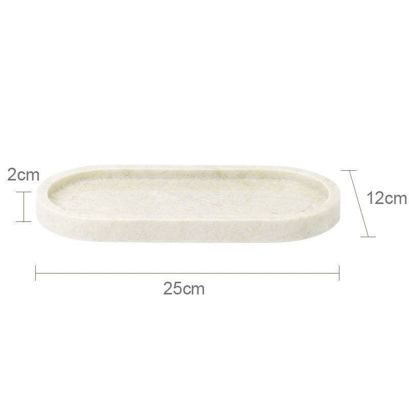 Crema Nuova Natural Marble Bathroom Elegent Soap Dish