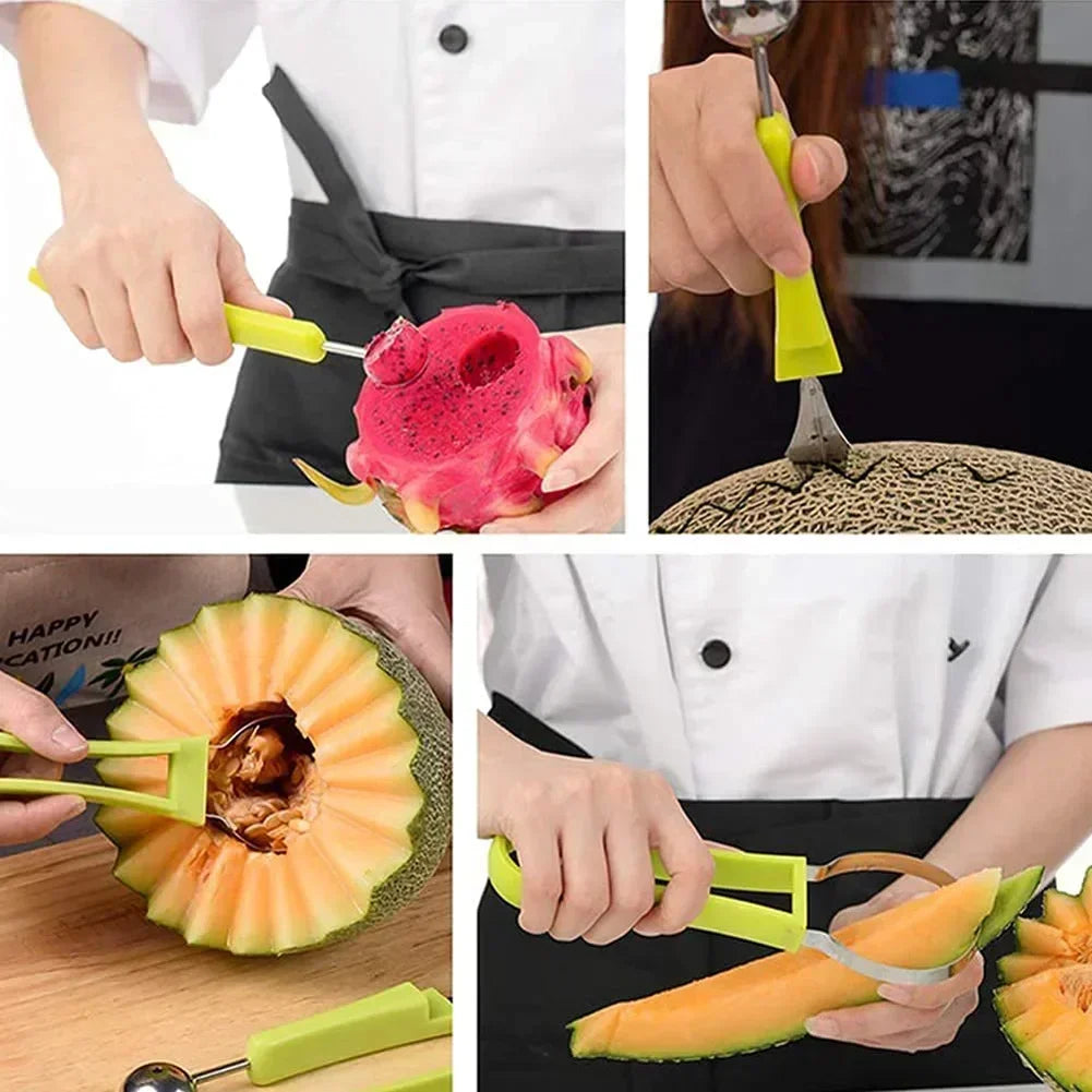 In Melon Cutter Scoop Fruit Carving Knife Fruit