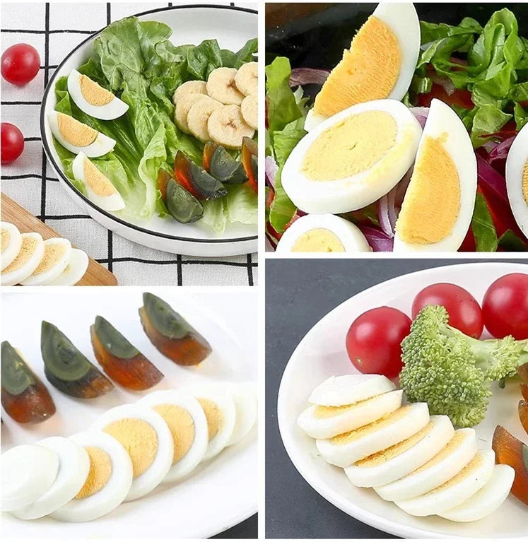 Egg Cutter Stainless Steel Egg Slicer Sectioner Cutter