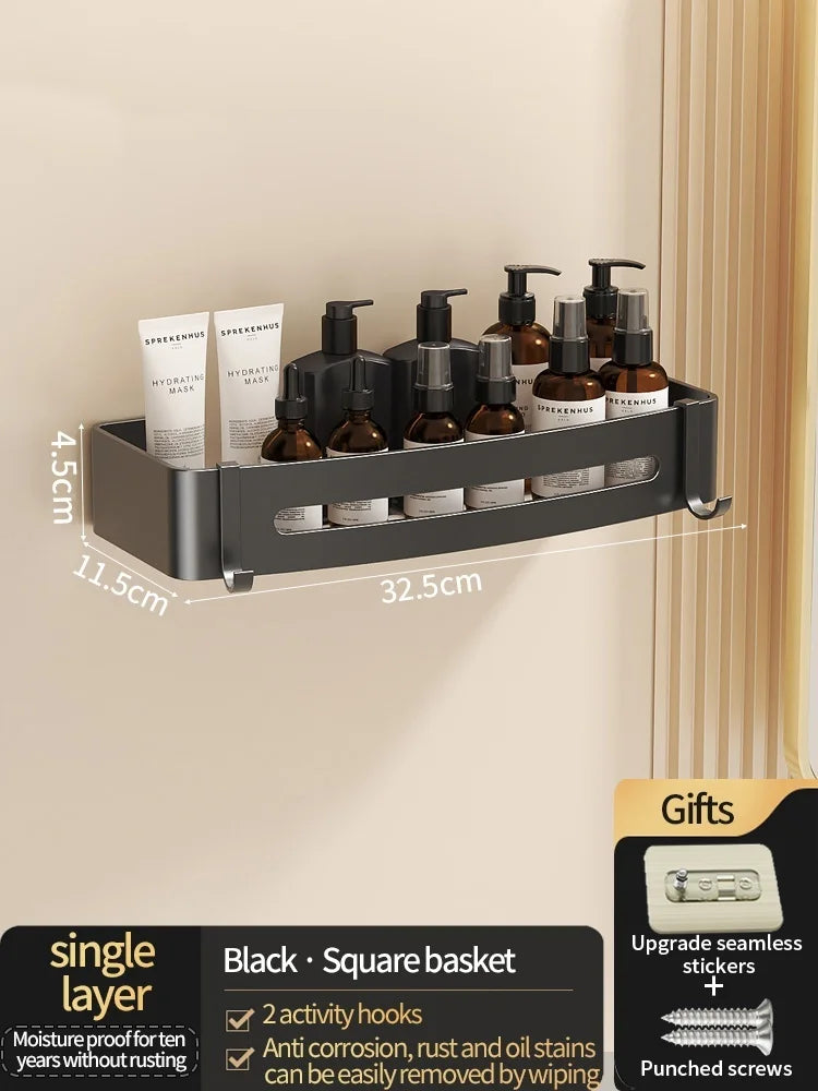 No Need To Drill Walls Installation Aluminum Bathroom