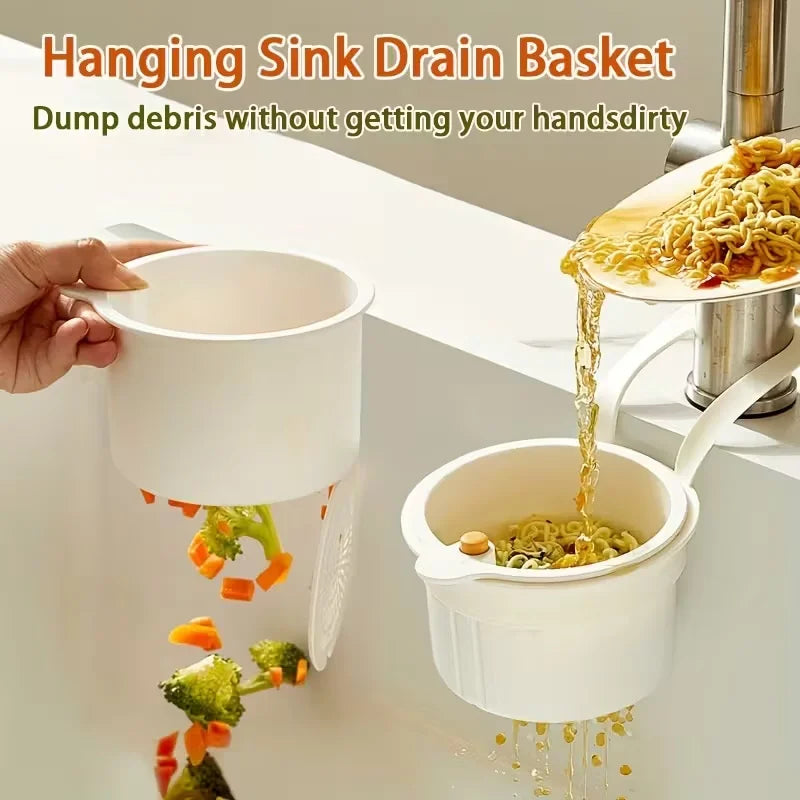 Multi-Functional Food Strainer Sink Organizer & Bathroom Use