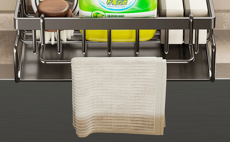 Sink Cleaning Storage Rack Drain Organizer Sponge Cleanser