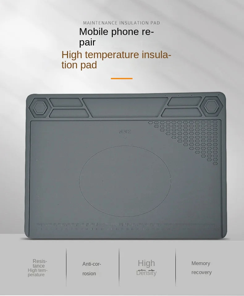 Te-616 290x400mm Heat Resistant Silicone Mat Electronic Repair