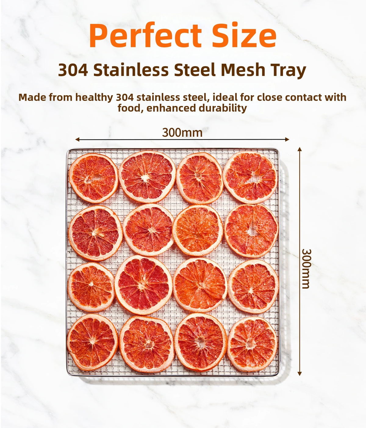 12-Tier Compact Food Dehydrator Multi-Purpose Dryer Jerky Fruits