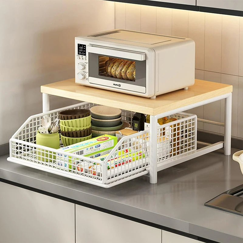 Countertop Organizer Multi-Use Shelf Microwave Spices Coffee